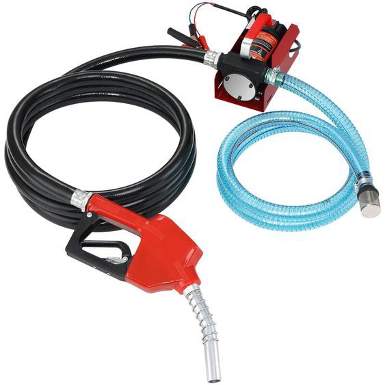 Pompe Transfert Diesel 37,8 L/min Pompe Gasoil 12 v cc Pompe Transfert Carburant Electrique Buse Arret Auto Pompe a Fioul Fuel Tuyau deEntree Sortie