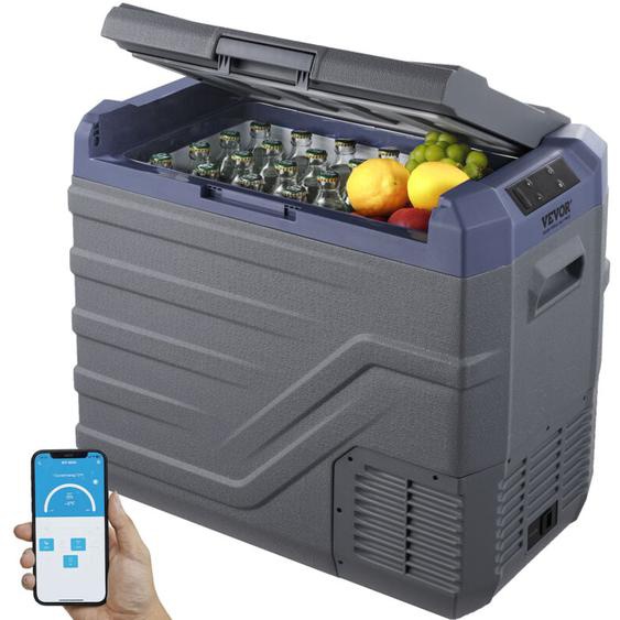 Vevor - Refrigerateur Portable a Compression 45 l, Mini Frigo de Voiture 12/24 v cc et 100-240 v ca, Glaciere a Zone Unique, -20 °c a 20 °c