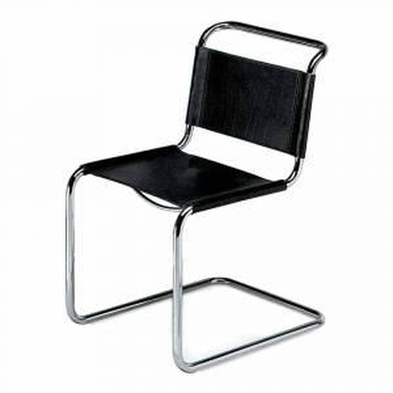 Viadurini Living Chaise de bureau en cuir avec structure en acier chromé Made in Italy - Elite
