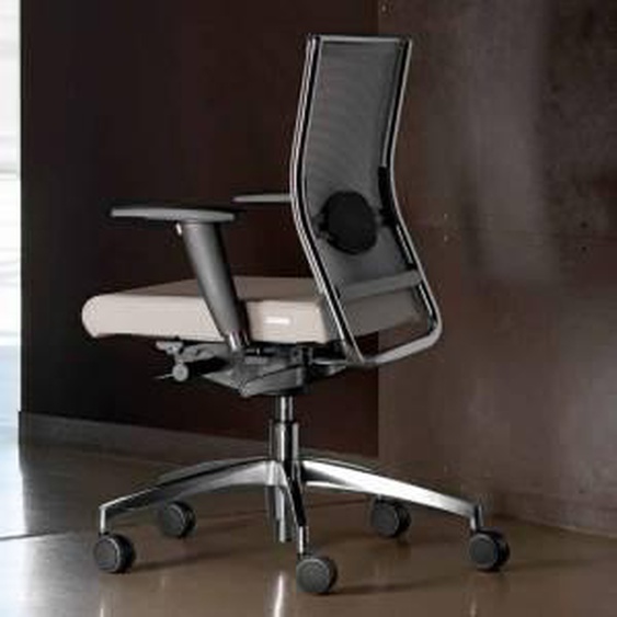Viadurini Living Chaise de bureau ergonomique pivotante avec roulettes et accoudoirs - Gimiglia