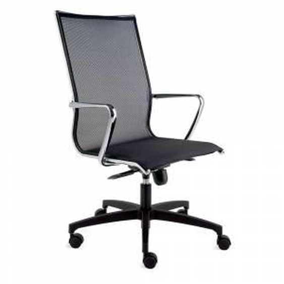 Viadurini Living Chaise de bureau pivotante haute ergonomique avec roues et accoudoirs - Filanna