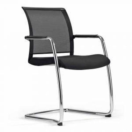 Viadurini Living Chaise pour la salle de congrès ou pour la salle de réunion dans Tecnorete et Fabric, 2 pièces - Vespasiano