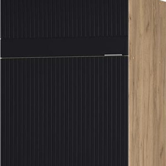 Armoire pour frigo Vicco Fame-Line Noir rayé 60cm, Model 50831