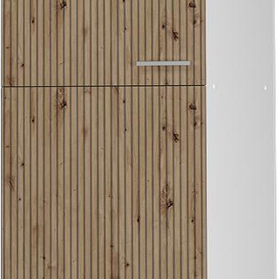 Armoire pour frigo Vicco R-Line Chêne Artisan 60cm, Model 49065