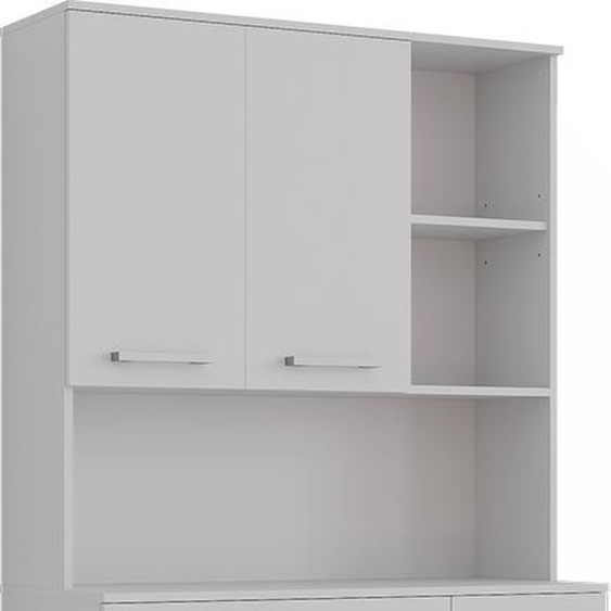 Vicco buffet de cuisine Raul, 100.1x188.5cm avec 5 portes & 2 tiroirs, Blanc