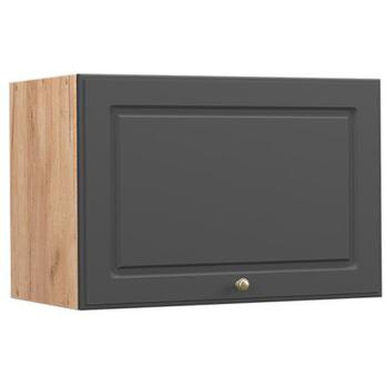 Vicco elément haut de cuisine Fame-Line, Anthracite-or, 60 cm Plat