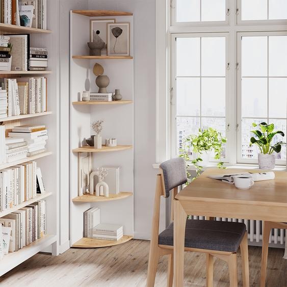 Vicco Étagère dangle Ecki, 40x180.6cm, Chêne blanc/force de lor