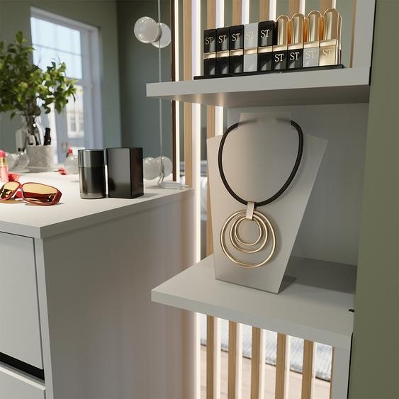 Vicco Étagère dangle Paolo, 28x116.4cm Lot de 2, Blanc