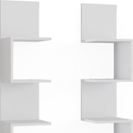 Vicco Étagère dangle Paolo, 28x175.4cm Lot de 2, Blanc