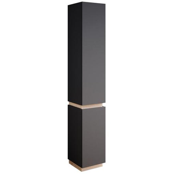 Vicco meuble de rangement de salle de bain Gloria, Anthracite, 33 x 197.5 cm avec 2 portes