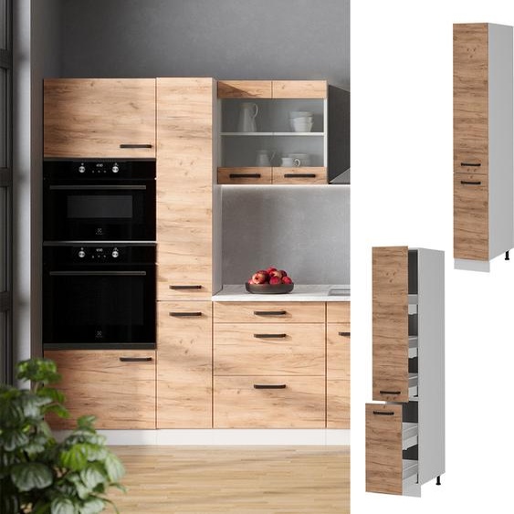 Meuble haute de cuisine Vicco R-Line Chêne de force doré 30cm, Model 52284