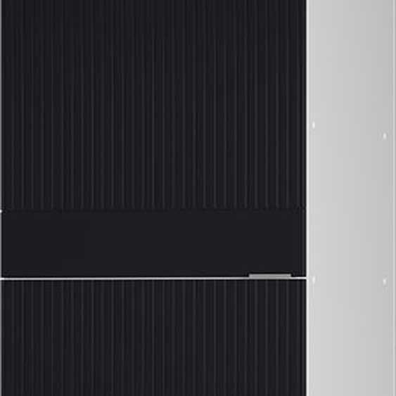 Meuble pour four Vicco Fame-Line Noir rayé 60cm, Model 50855