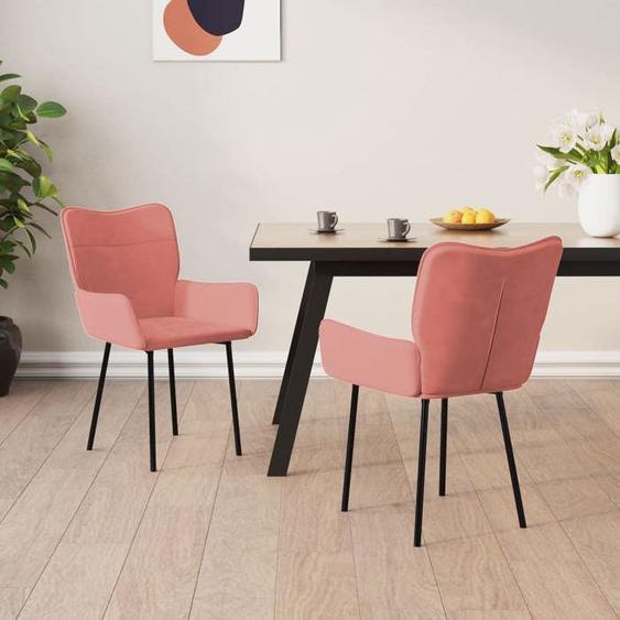 vidaXL 2x Chaises de Salle à Manger Fauteuils à Dîner Chaises de Cuisine Sièges à Dîner Chaises de Repas Restaurant 344824