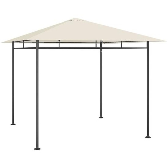 vidaXL gazebo 3x3x2,7 m Taupe 180 g/m²
