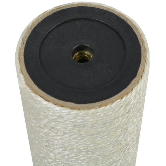 vidaXL Arbre à chat 8x45 cm 10 mm Beige