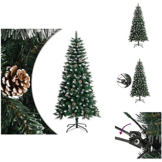 vidaXL Arbre de Noël artificiel avec support Vert 120 cm PVC - Sapins de Noël