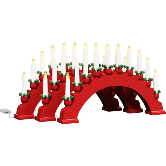 vidaXL Arche de bougies de Noël avec 10 bougies LED, 3 pièces. LED, lumière blanche chaude