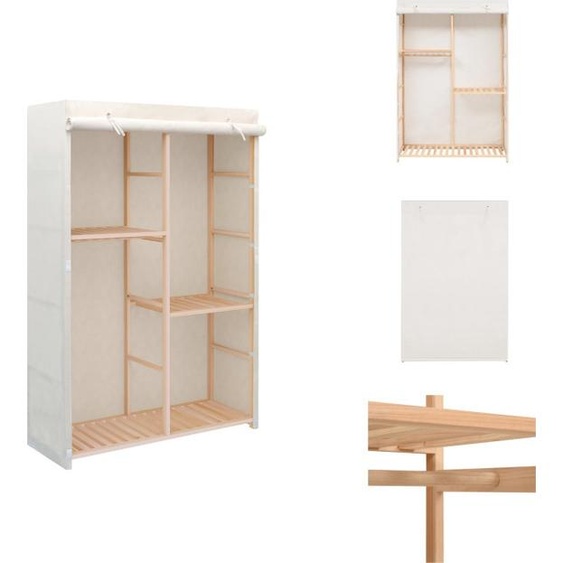 vidaXL Armoire à 3 niveaux 110 x 40 x 170 cm - Armoires à vêtements