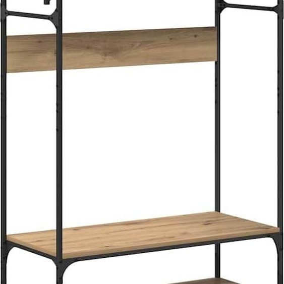 vidaXL Armoire Artisan-Chêne 89 x 39 x 184.5 cm Matériau dérivé du bois
