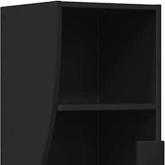 Armoire dangle vidaXL, noire, 32 x 32 x 140 cm, aggloméré