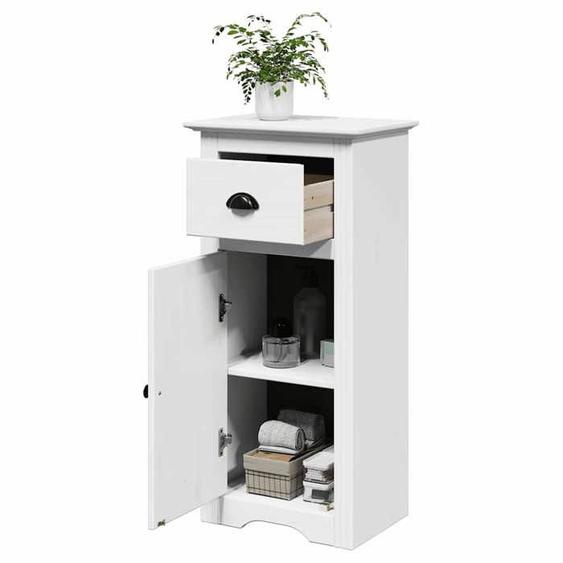 vidaXL Armoire de salle de bain BODO blanc 44x30x90 cm, armoire de rangement de salle de bain, placard de salle de bain, 4016857
