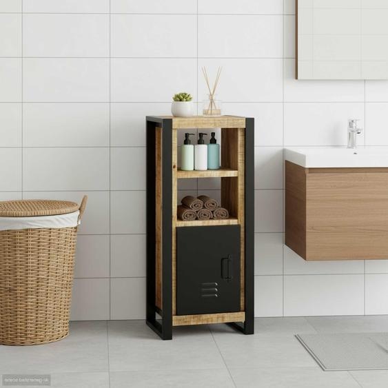 vidaXL Armoire de salle de bain Marron 40 x 30 x 90 cm Bois massif Mango