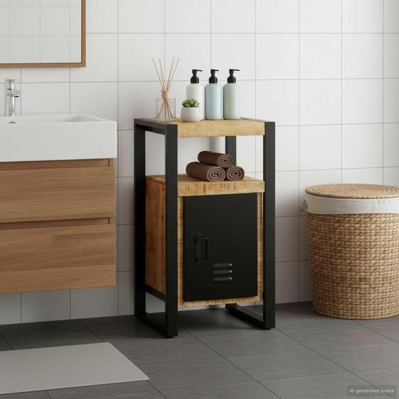 vidaXL Armoire de salle de bain Marron 40 x 35 x 75 cm Bois massif Mango