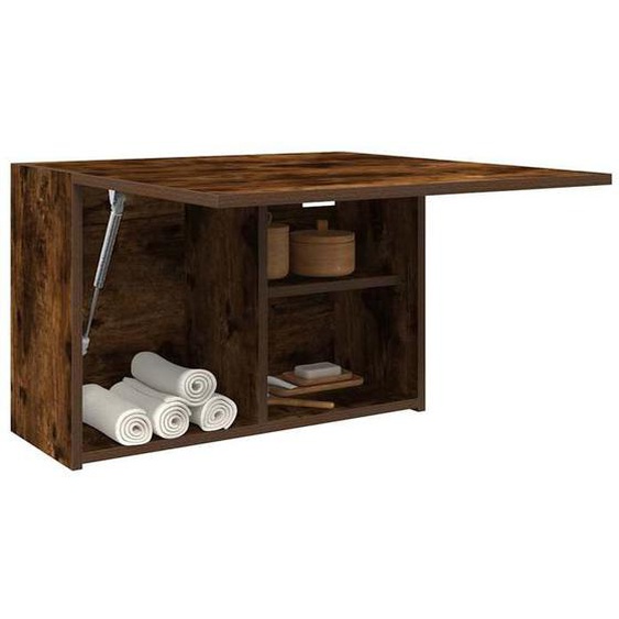 vidaXL Armoire murale de bain chêne fumé 60x25x40 cm bois dingénierie 860071