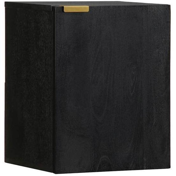 vidaXL Armoire murale de salle de bain noir bois dingénierie, armoire, armoire suspendue, armoire de rangement flottante, 4017668