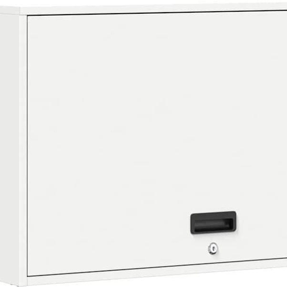 vidaXL Armoire murale pour le garage avec porte à gaz lift blanc