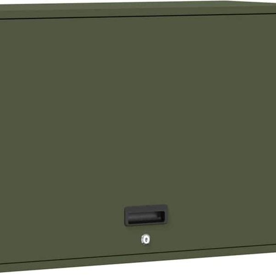 vidaXL Armoire murale pour le garage avec porte à gaz vert olive
