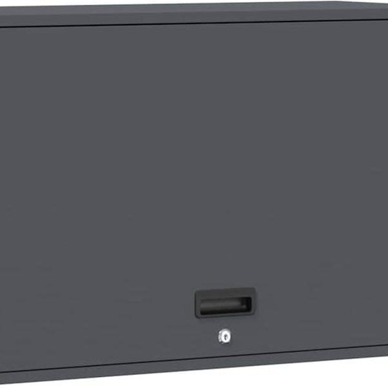 vidaXL Armoire murale pour le garage avec porte à vérin à gaz Anthracite
