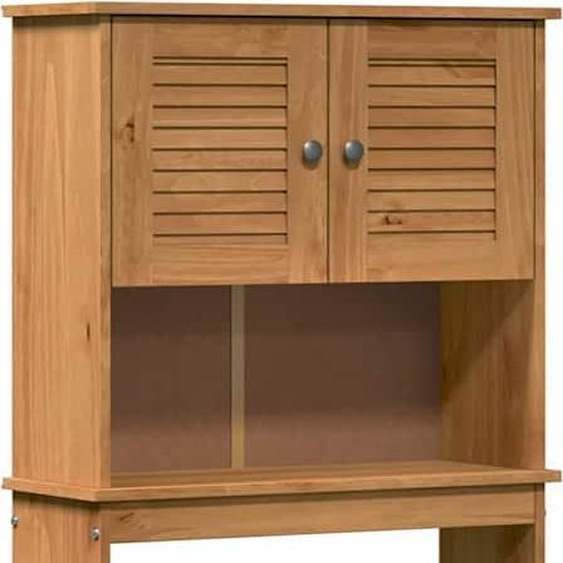 vidaXL Armoire pour machine à laver avec étagère VIGO Marron et miel