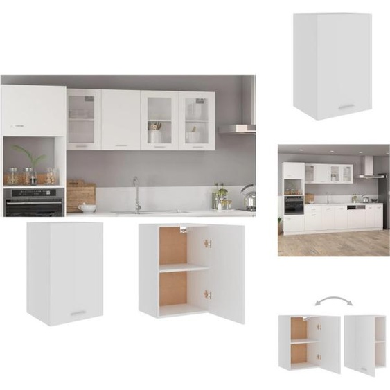 vidaXL Armoire suspendue Blanc 39,5x31x60 cm Bois composite - Armoires de cuisine