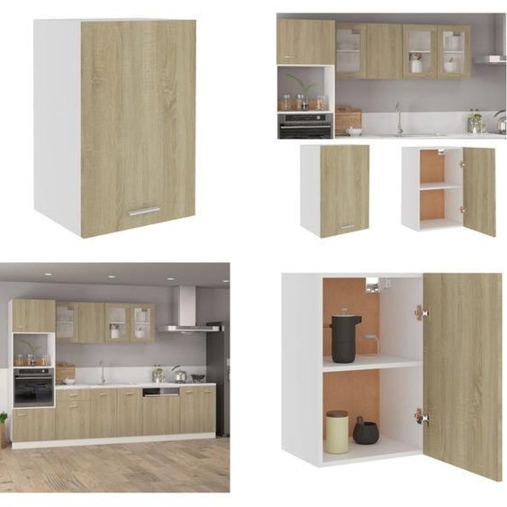 vidaXL Armoire suspendue Chêne Sonoma 39,5x31x60 cm Bois composite - Armoire suspendue - Armoires de cuisine - Armoires de cuisine