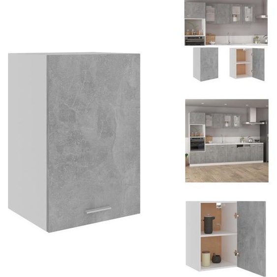 vidaXL Armoire suspendue gris béton 39,5x31x60 cm Bois composite - Armoires de cuisine