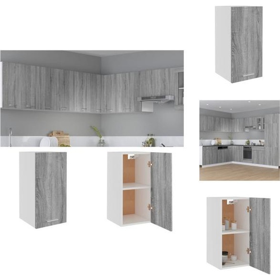 vidaXL Armoire suspendue Gris Sonoma 29,5x31x60 cm Bois composite - Armoires de cuisine