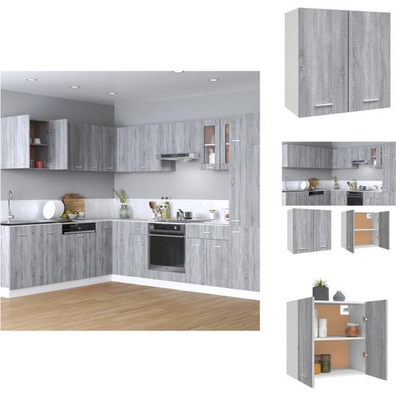 vidaXL Armoire suspendue Gris Sonoma 60x31x60 cm Bois composite - Armoires de cuisine