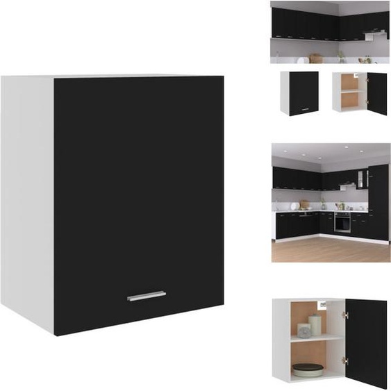 vidaXL Armoire suspendue Noir 50x31x60 cm Bois composite - Armoires de cuisine