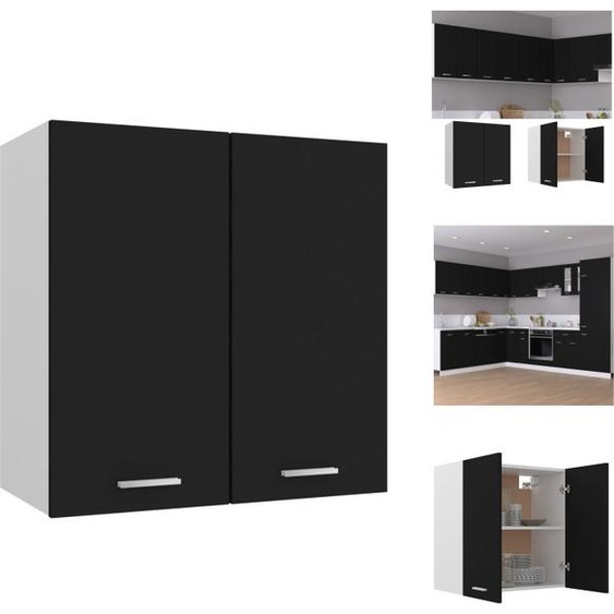 vidaXL Armoire suspendue Noir 60x31x60 cm Bois composite - Armoires de cuisine