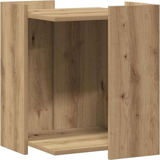 vidaXL Bac à litière Artisan-Chêne 42x42x51 cm Bois composite