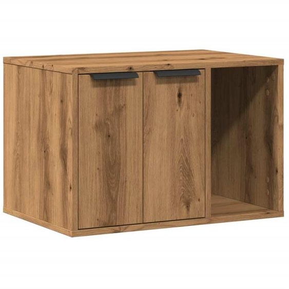 vidaXL Bac à litière Artisan-Chêne 60x40x40 cm Bois composite