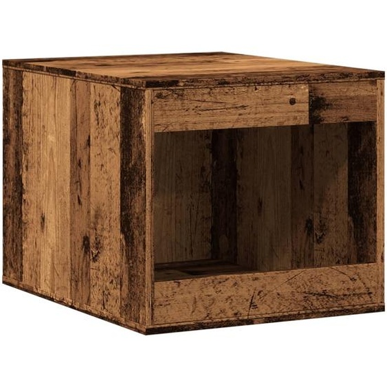 vidaXL Bac à litière aspect vieux bois 47x59x42 cm Bois composite