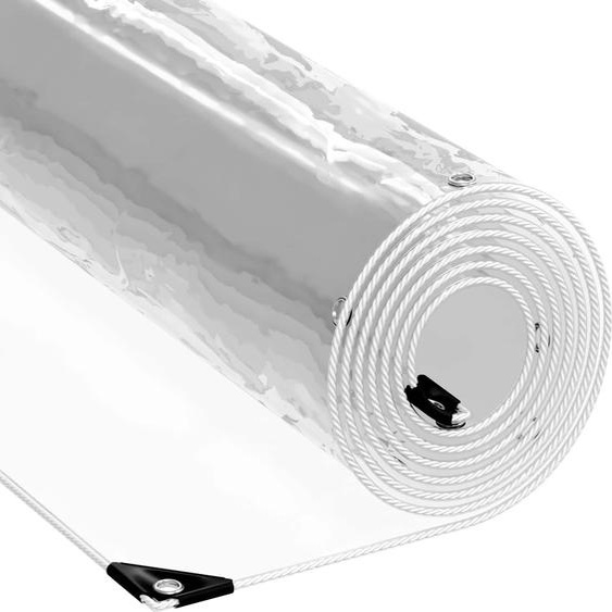 vidaXL Bâche de protection pour plantes, transparente, 3 x 12 m, PVC