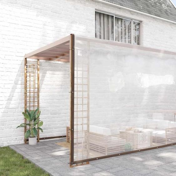 vidaXL Bâche transparente avec illets 12x12 m polyéthylène