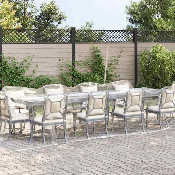 vidaXL Bâche transparente avec illets 3x12 m PVC