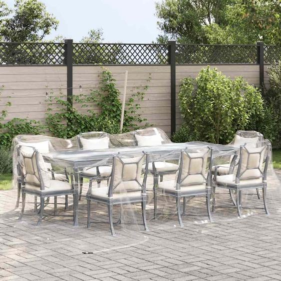 vidaXL Bâche transparente avec illets 4x4 m PVC