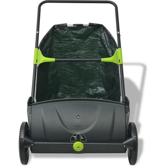 vidaXL Balayeuse à gazon 103 L