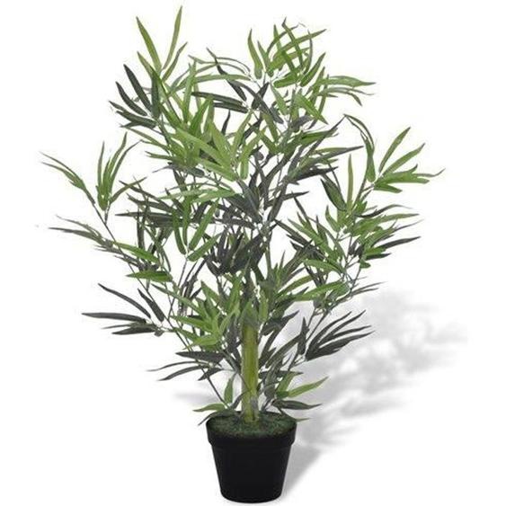 vidaXL Bambou artificiel avec pot 80 cm