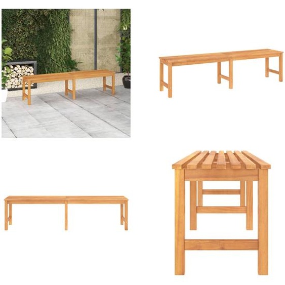 vidaXL Banc de jardin 180 cm teck massif - Banc de jardin - Banc de terrasse - Banc de terrasse